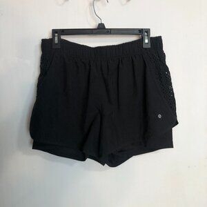 Xersion Running Black Shorts, Size Large